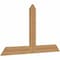 Ekena Millwork Portland Timber Gable Bracket, Western Red Cedar, 60"W x 35"H x 1 1/2"D x 5 1/2"F, 14/12 Pitch GBW060X35X0206POR00SWR - alternate 2